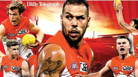 Sydney Swans 2022 AFL grand final poster.