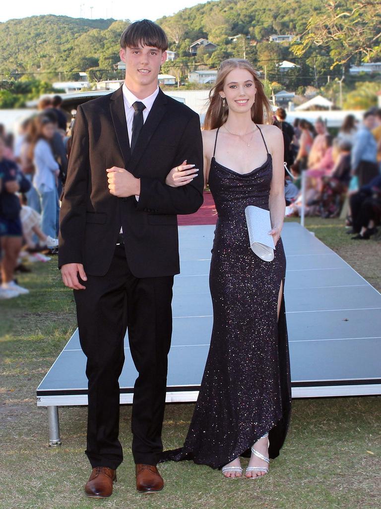 Isabelle and Elijah at the St Ursula's College Formal.