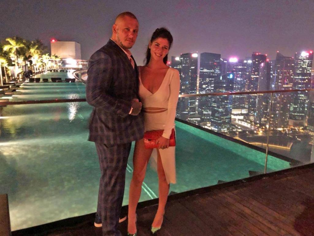 Marc Schätzle and Anna Reed met while travelling in Thailand. Picture: Supplied