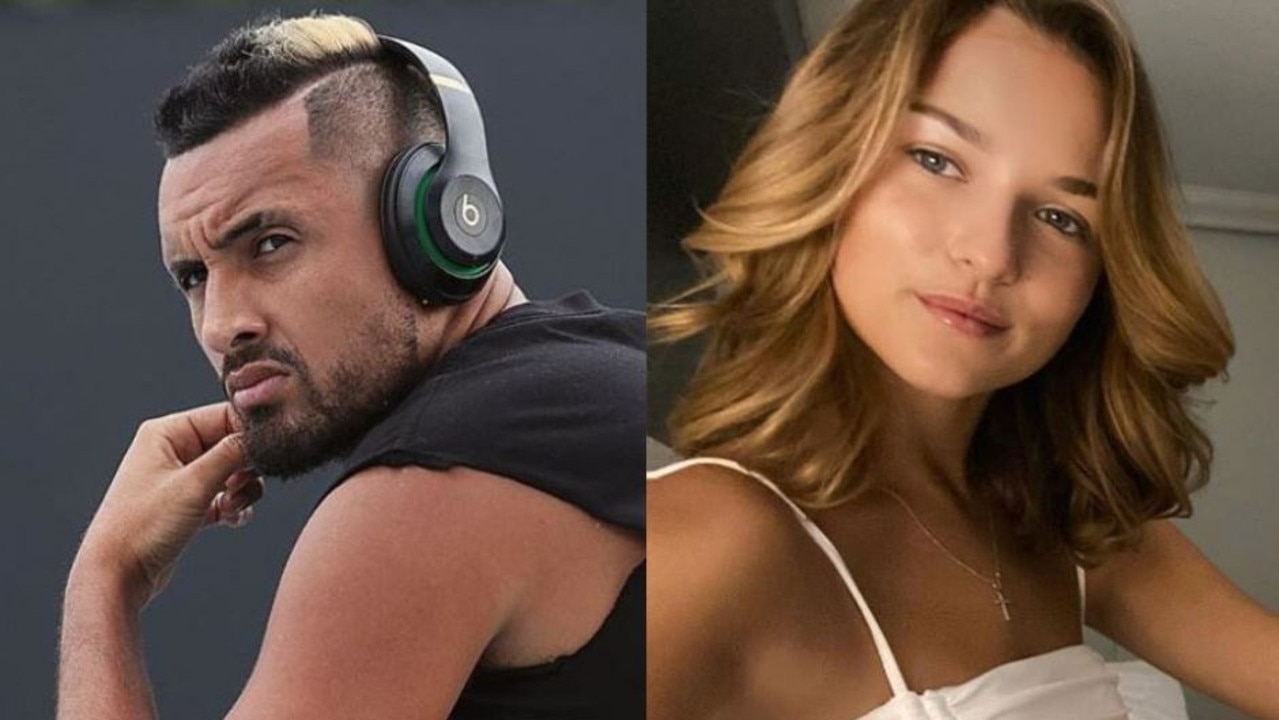 Nick Kyrgios and Anna Kalinskaya.