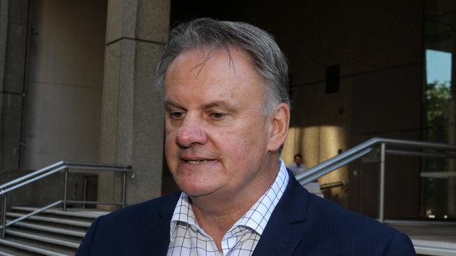 Former Labor leader Mark Latham arrives at the Supreme Court in Sydney.