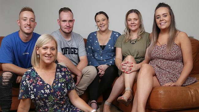 Kari Duggan had the first of her five children at the age of 17. Picture: Ian Currie