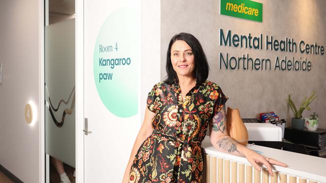 Jess Rolevink, peer practice lead at the Northern Adelaide Medicare Mental Health Centre. Picture: Russell Millard
