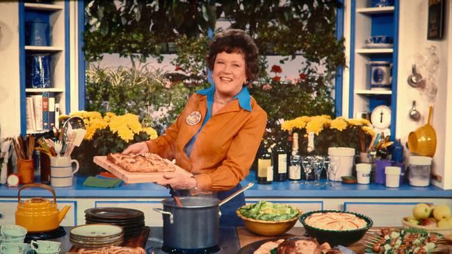 Julia Child in action. Picture: Jim Scherer