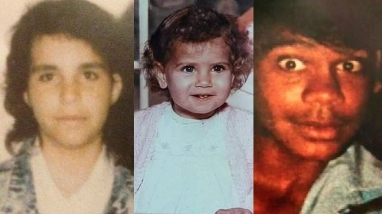 Bowraville victims Colleen Walker Craig, Evelyn Greenup and Clinton Speedy-Duroux. Police are re-appealing to find out what happened to them.