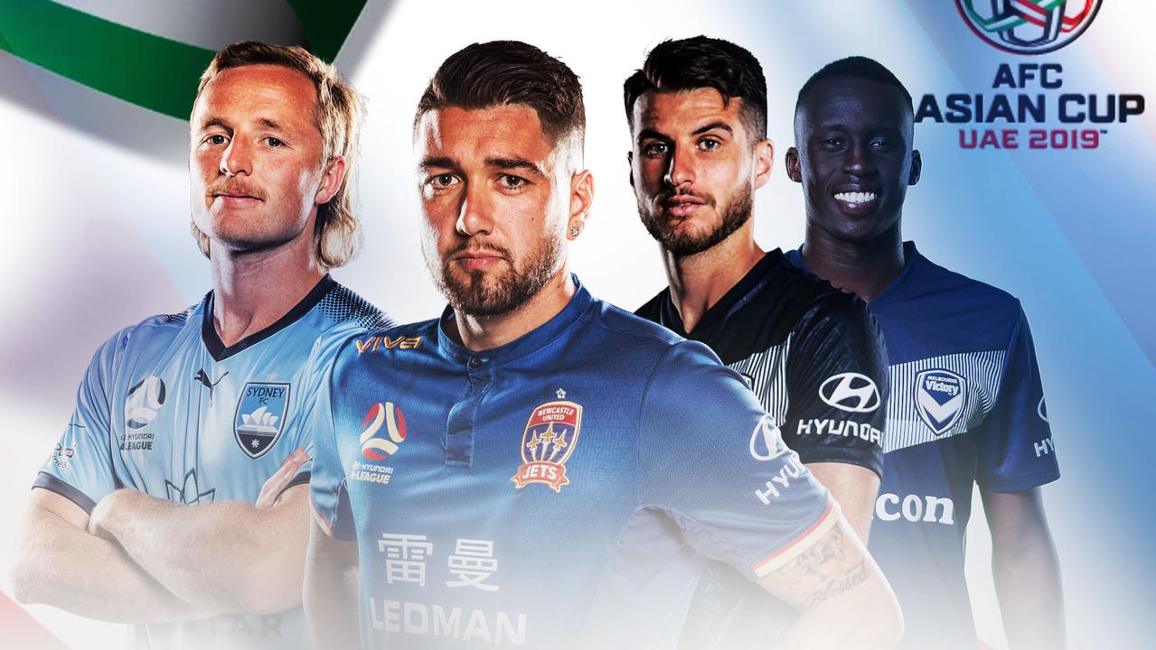 Some of the A-League stars in the Socceroos mix.