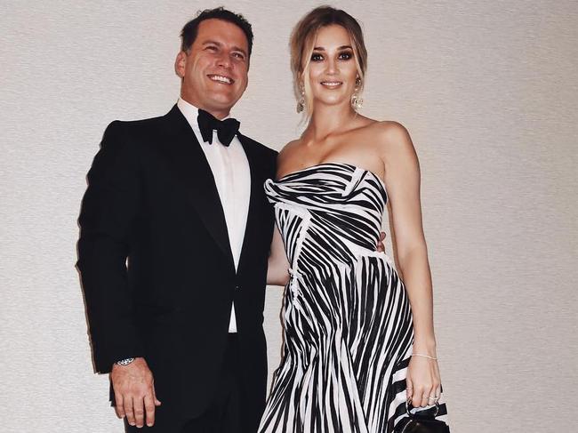 Karl Stefanovic and Jasmine Yarbrough at the 2018 Logies.