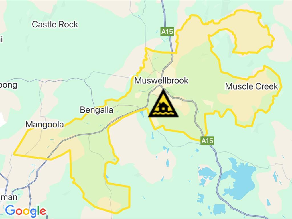 NSW floods: Suburbs at risk. Picture: Hazards Near Me NSW