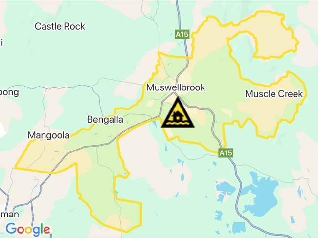 NSW floods: Suburbs at risk. Picture: Hazards Near Me NSW