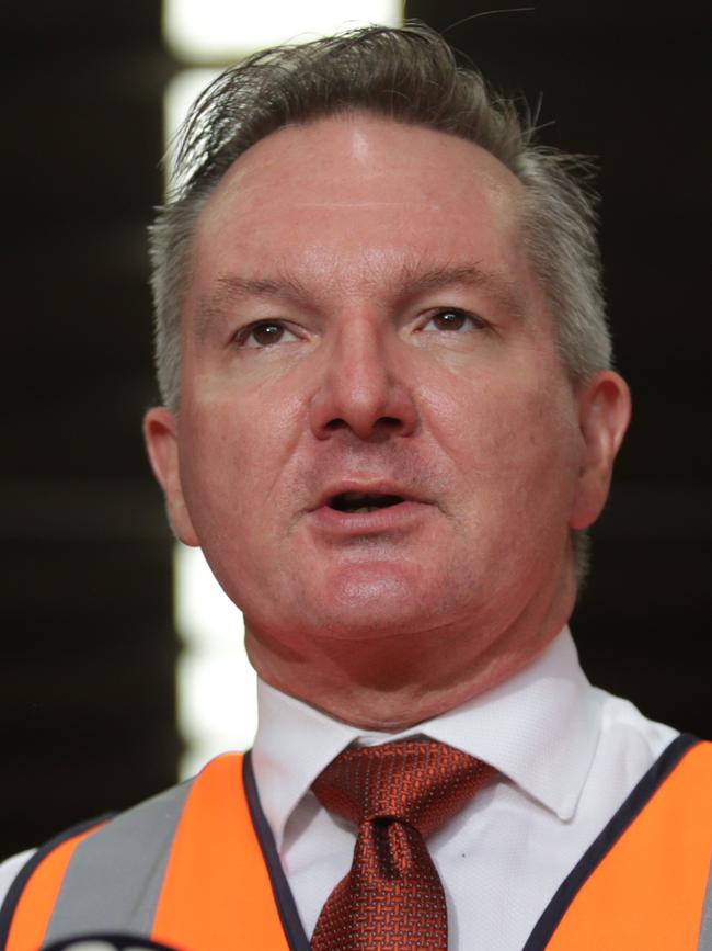 Chris Bowen faces pressure as benchmark electricity prices are set to go up by as much as $200 a year from July. Picture: Christian Gilles / NewsWire