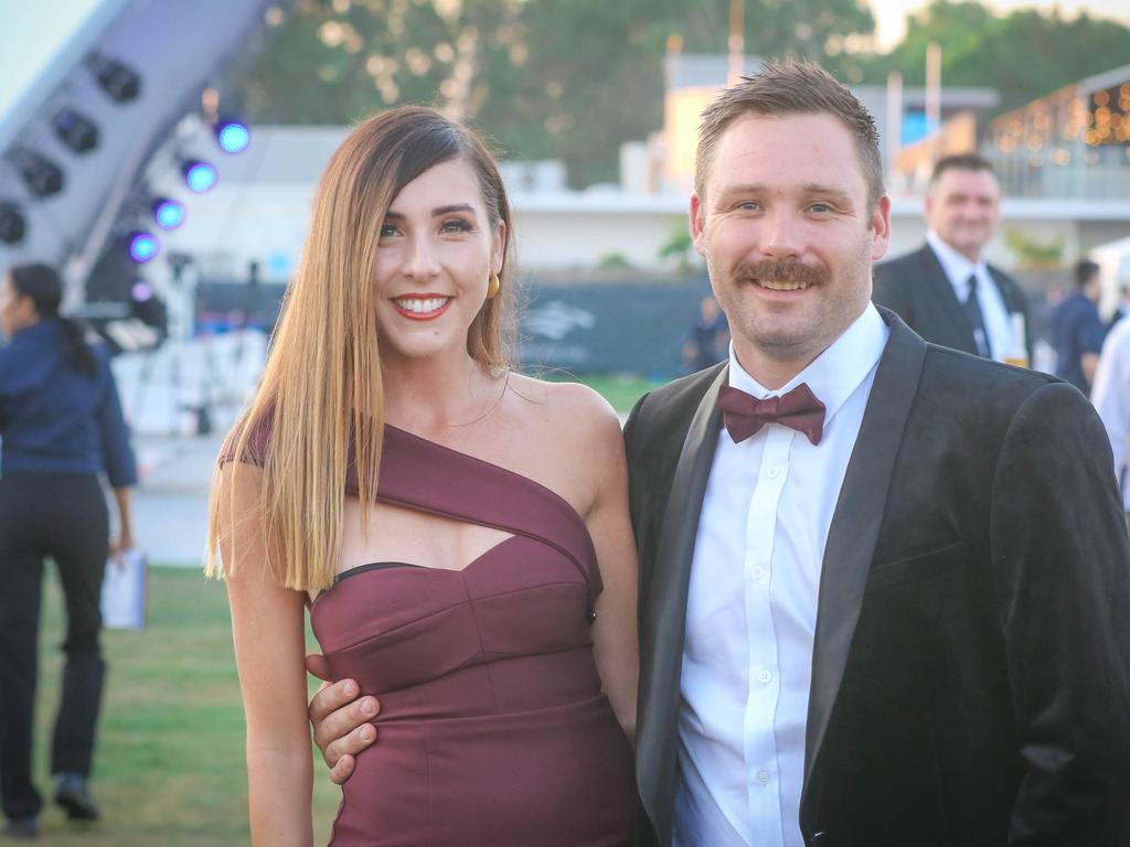 Lucy Healy and Tom Gemes at the Darwin Turf Club Gala Ball. Picture: Glenn Campbell