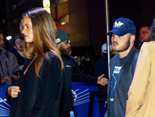 Bryan and Duncan were seen on a date at Madison Square Garden on March 4. Picture: THB / BACKGRID