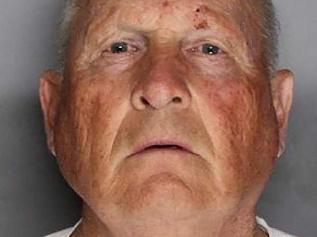 This booking photo obtained April 26, 2018 courtesy of the Sacramento County Sheriff's Office shows suspect Joseph James DeAngelo. California authorities, after a 40-year manhunt, on April 25, 2018 announced the arrest of a 72-year-old former police officer on suspicion of being the notorious "Golden State Killer," a serial rapist and murderer who terrorized the state in the 1970s and 1980s. Joseph James DeAngelo, of Citrus Heights, California, was arrested without incident on April 24, 2018, officials said at a press conference in the state capital Sacramento.Also known as the "East Area Rapist" and the "Original Nightstalker," the Golden State Killer has been linked to at least 12 murders, 51 rapes and 120 home burglaries in California between 1976 and 1986.  / AFP PHOTO / Sacramento County Sheriff's Office / Handout / RESTRICTED TO EDITORIAL USE - MANDATORY CREDIT "AFP PHOTO /SACRAMENTO COUNTY SHERIFF'S OFFICE/HANDOUT" - NO MARKETING NO ADVERTISING CAMPAIGNS - DISTRIBUTED AS A SERVICE TO CLIENTS