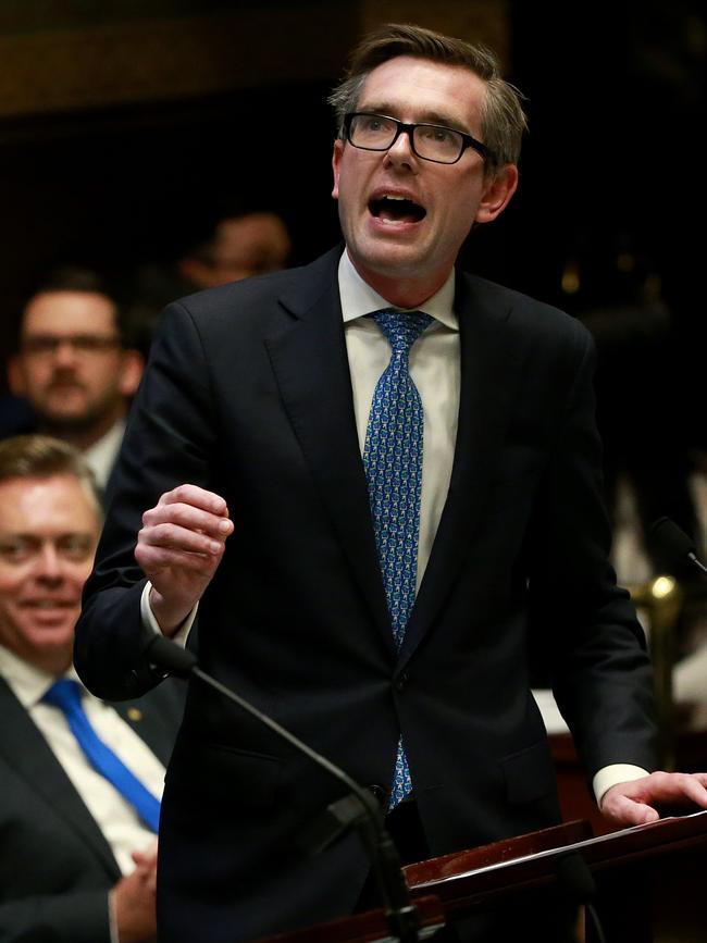 NSW Treasurer Dominic Perrottet said NSW senators had a responsibility to the people of their state to force the amendment. Picture: Toby Zerna