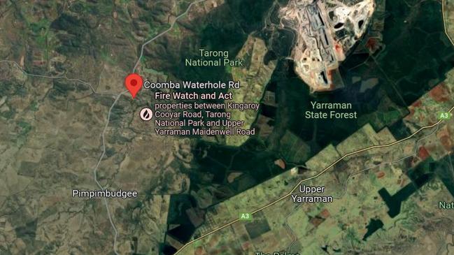 Fire crews have issued a âPrepare to leaveâÂ  warning for properties and residents near Tarong National Park on Kingaroy Cooyar Rd and Upper Yarraman Rd as a large slow-moving grass fire moves towards Coomba Waterhole Rd.Â 