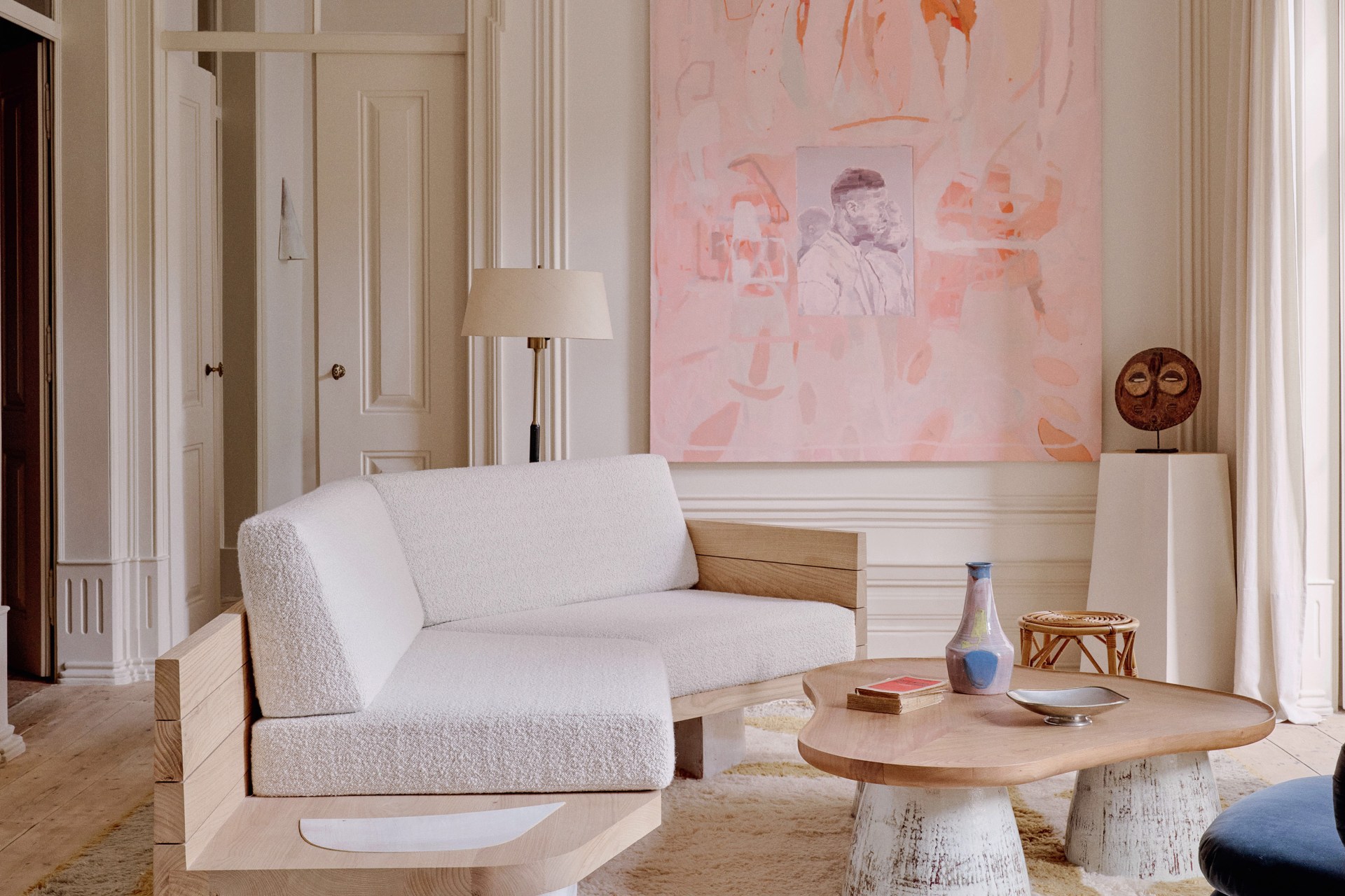 Tour a French design duo's artful and perfectly refined Lisbon apartment