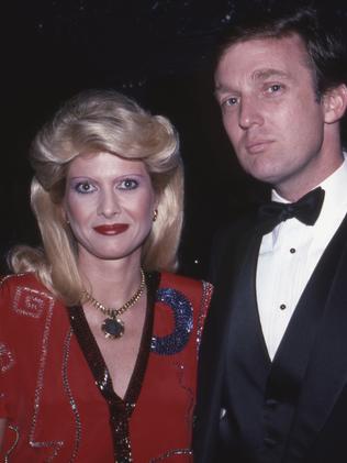 Ivana Trump and Donald Trump with his ten-wife Ivana Trump in December 1982. Picture: Sonia Moskowitz/Getty Images