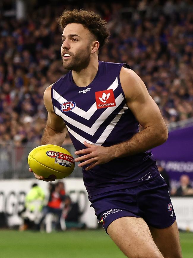 North Melbourne beat several clubs to the signature of Griffin Logue. Picture: Paul Kane/Getty Images