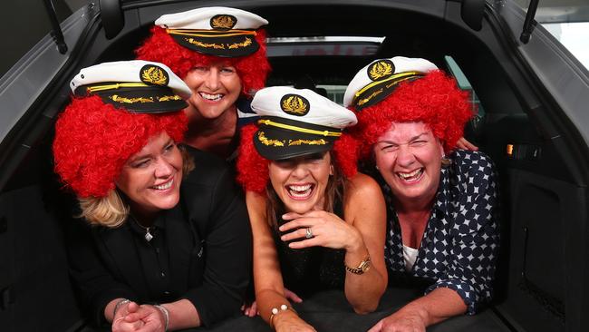 The Audi Red Boot Rally 2015: The Mole Patrol team - Rebecca Frizelle, Wendy Payne, Jackie Cross and Joell Ogilvie Pic by David Clark