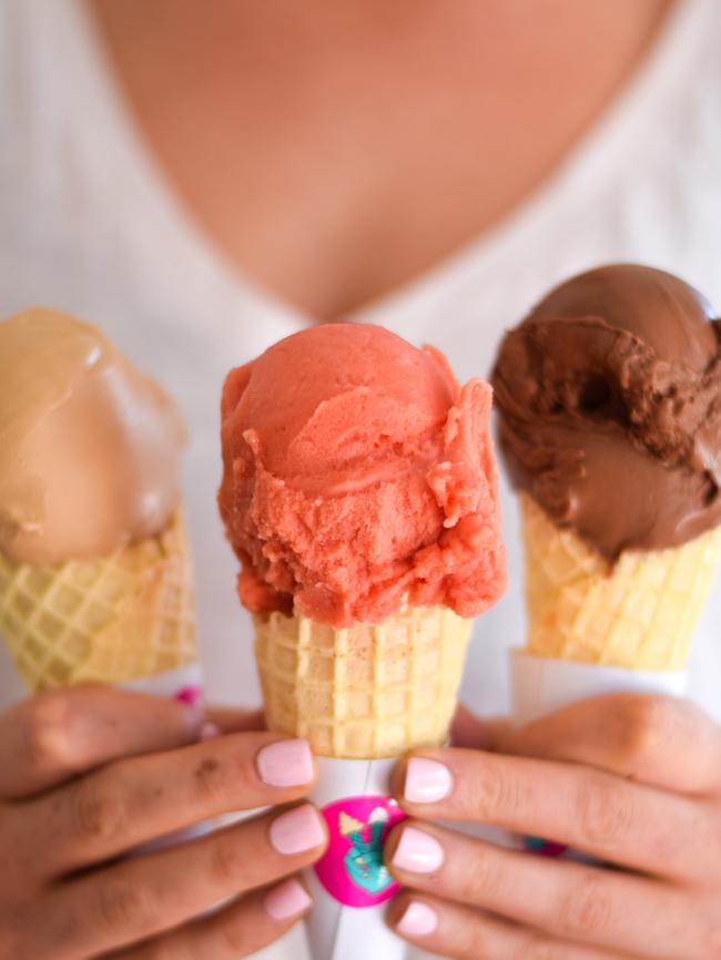 Plant-based gelato from Fitzroy’s Boys and Girls vegan dessert bar.