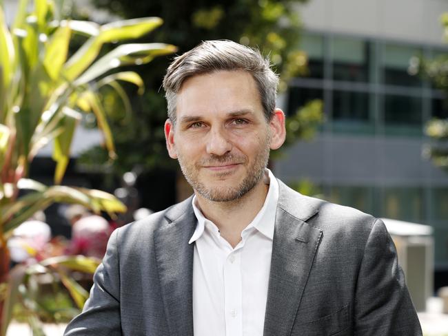 Michael Berkman Greens MP for Maiwar pictured at his office, Brisbane 8th of October 2020.  Michael plans to raise royalties to fund free breakfast and lunch program in every state school.  (Image/Josh Woning)