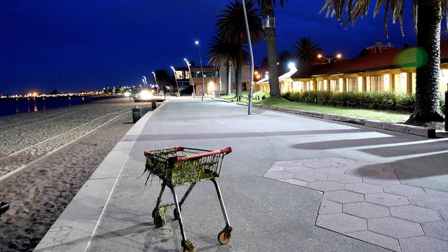 Last month trouble erupted outside Donovans restaurant in St Kilda. Picture: Nicole Garmston