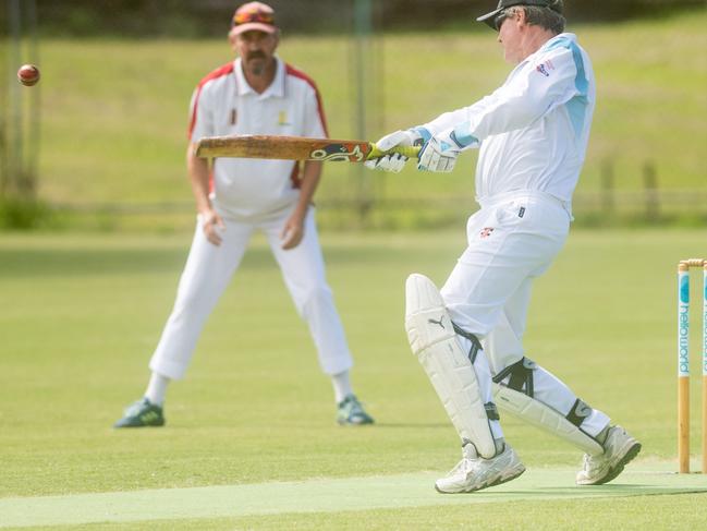 Coutts Crossing captain Scott Chard hit 35 retired in the GDSC 3rd Grade cricket grand final against Brothers at Fisher Park Synthetic on Saturday, 27th March, 2021. Photos: Adam Hourigan