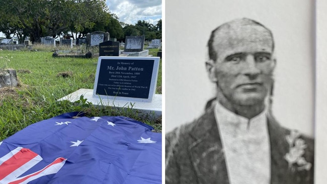 A family patriarch whose five sons served in World War II lay in an unmarked grave for decades, until his grandson asked the local RSL to help honour the family’s wartime sacrifice.