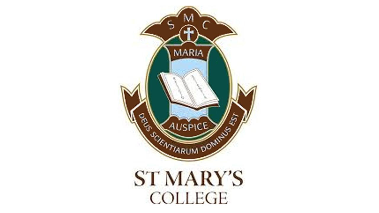 St Mary's College logo for school alumni series.