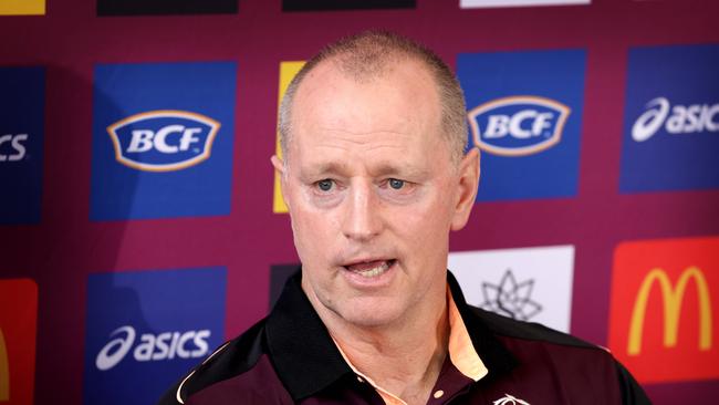 Brisbane Broncos new coach Michael Maguire, at Flucher Rd Red Hill. Picture: Steve Pohlner