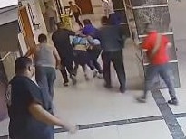 CCTV footage purports to show hostages being taken to Al-Shifa hopsital in Gaza on October 7. Twitter