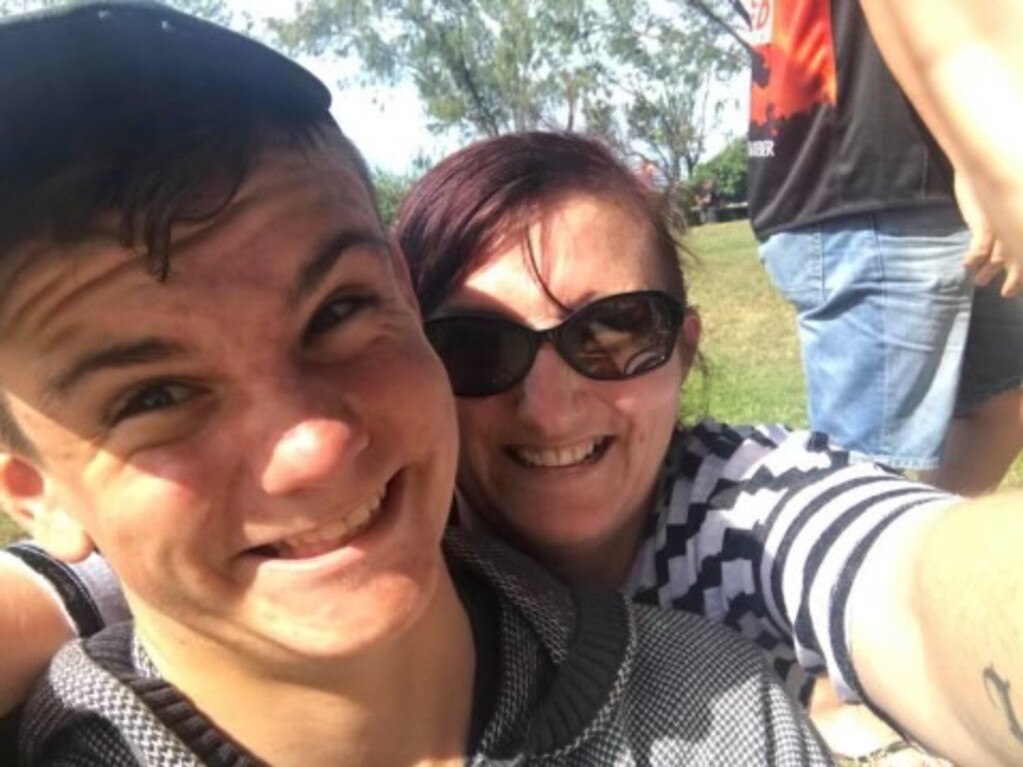 Jack Evans and his mum Karina Evans. Picture: Karina Evans