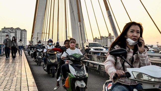 Since China reopened its borders earlier this month, other countries have required travellers to present a recent negative Covid test or submit to further checks. Picture: AFP via Getty Images/The Times