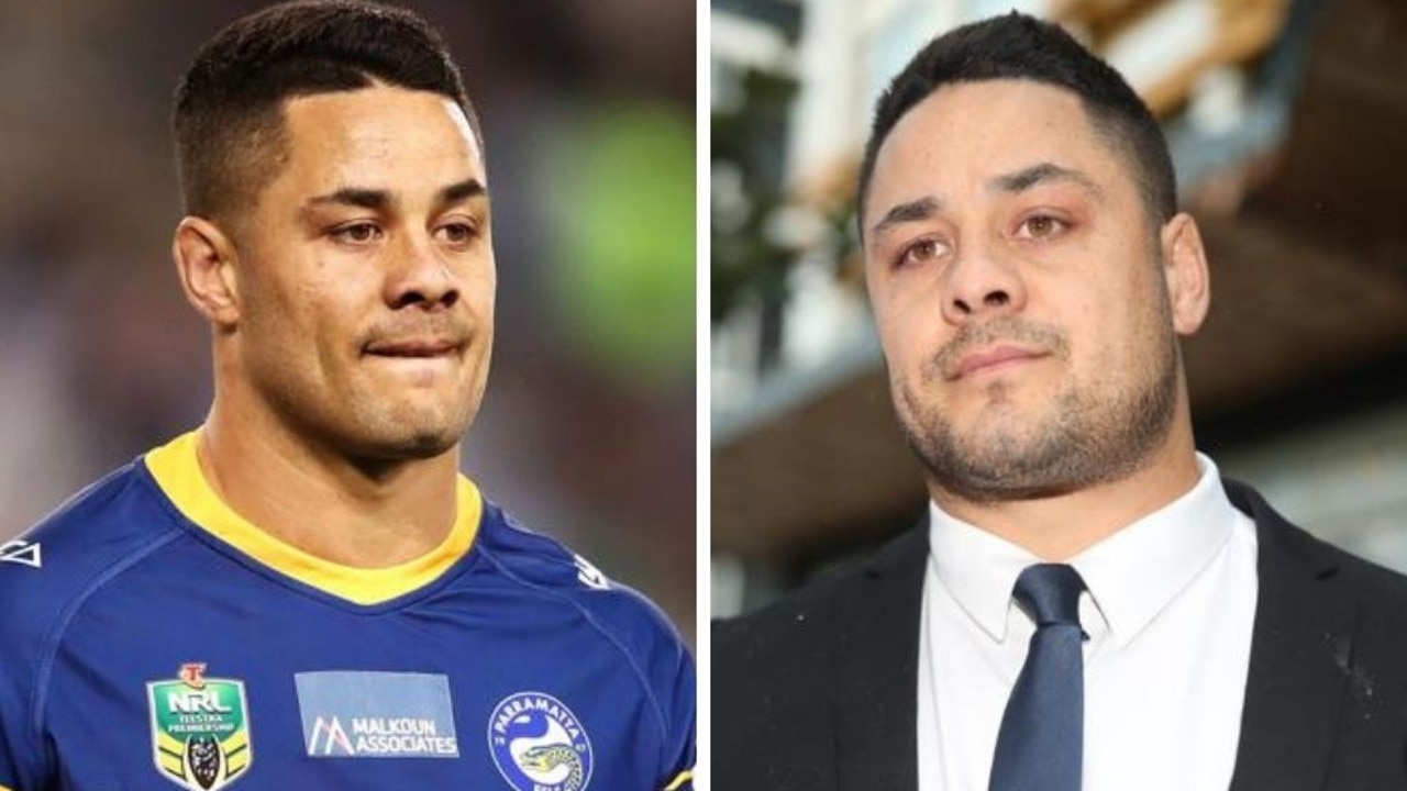 Jarryd Hayne suffered a stunning fall from grace. Photo: Getty Images and NCA NewsWire/Christian Gilles.