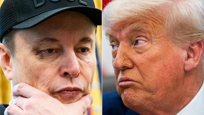Elon Musk has called US President Donald Trump's 'Big Beautiful Bill' a 'disgusting abomination'. Picture: Allison Robbert/AFP