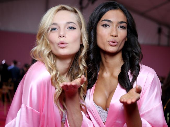 Kelly Gale, right, was the other Australian girl to score a spot. Unfortunately Bridget Malcolm, left, missed out. Picture: Rex Features / Splash News