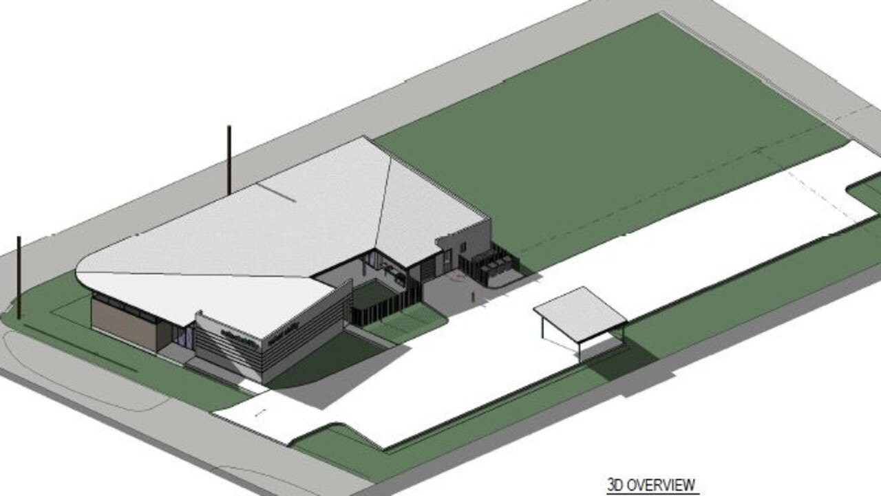 3D renders of the proposed building.