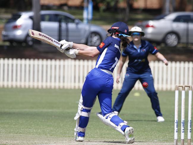 Milla Bruce forces the pace for Bankstown. Picture Warren Gannon Photography