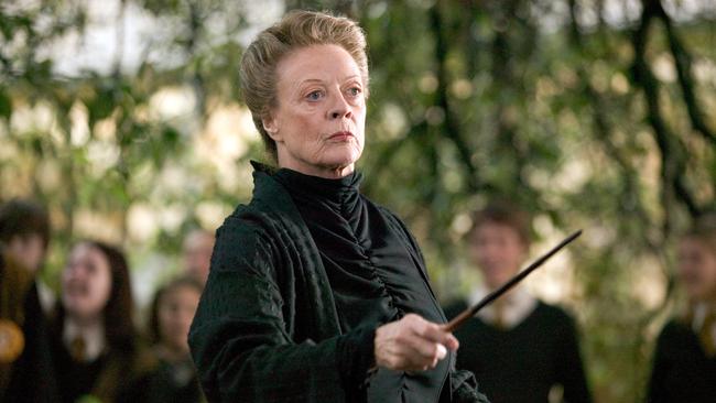 Actor Maggie Smith as Professor Minerva McGonagall 'Harry Potter and the Goblet of Fire'. Picture: Supplied