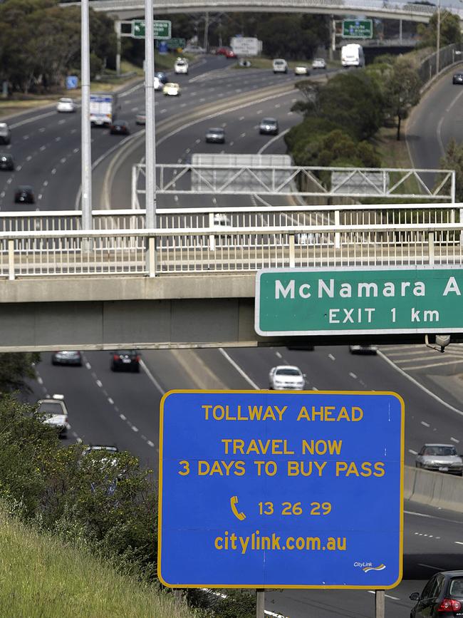 Transurban rakes in $421m from CityLink. Picture: Luis Enrique Ascui/Bloomberg