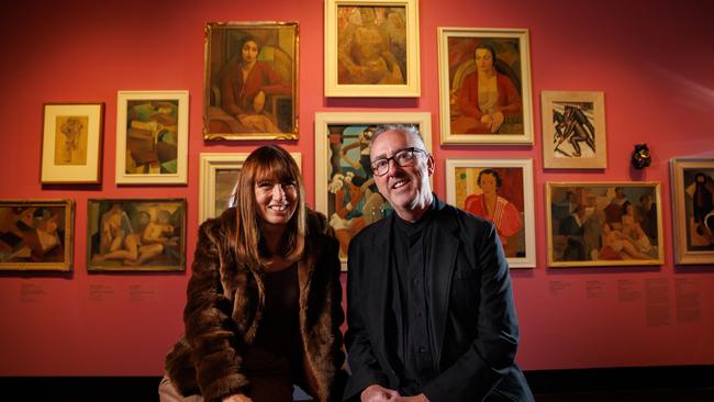Maud Page and Jason Smith, recently appointed directors of Art Gallery of New South Wales (AGNSW) and Art Gallery of South Australia (AGSA). Picture: Matt Turner