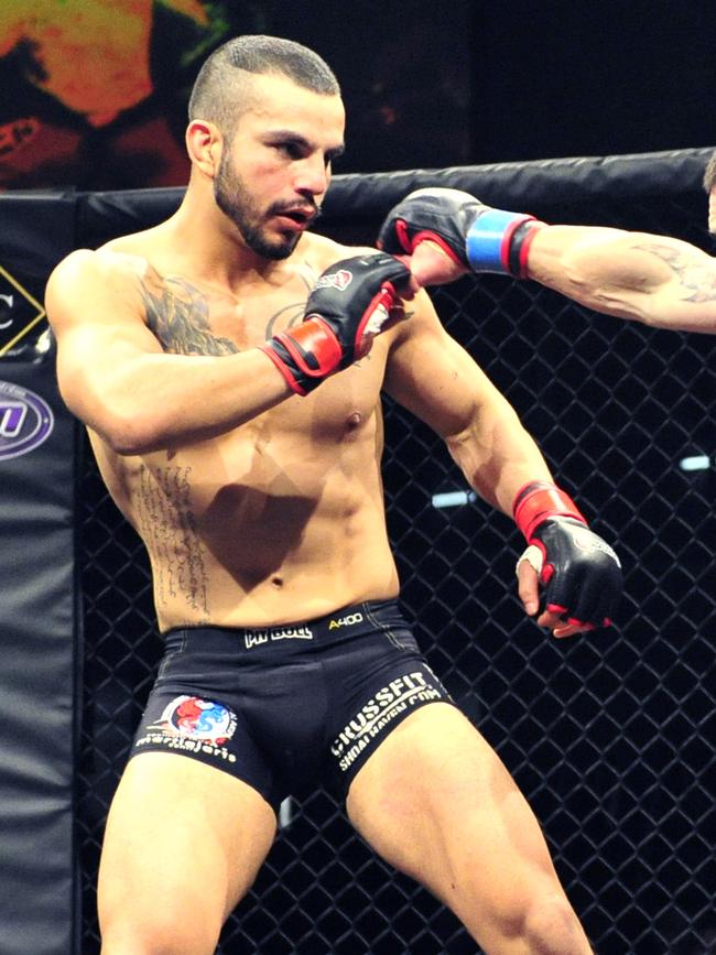 Gokhan Turkyilmaz during a bout in Townsville. 