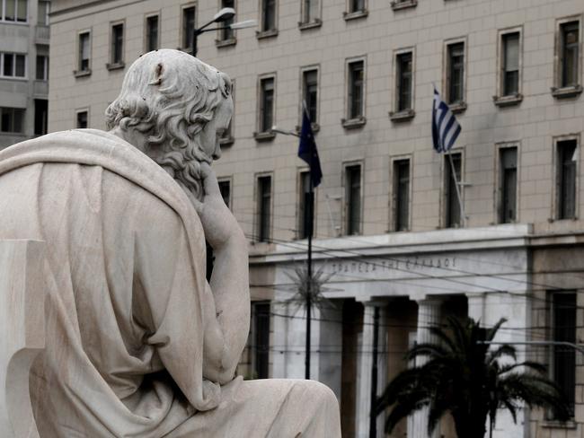 A statue of the ancient Greek philosopher Socrates, in Athens - in Ancient Greek times even the philosophers were involved in public displays of contests of ideas.