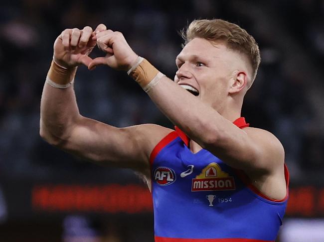 Adam Treloar is in spectacular form. Picture: Darrian Traynor/Getty Images