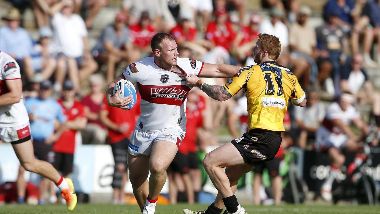 While waiting for a return to first grade, Lodge spent time playing for the Redcliffe Dolphins. Picture: AAP.