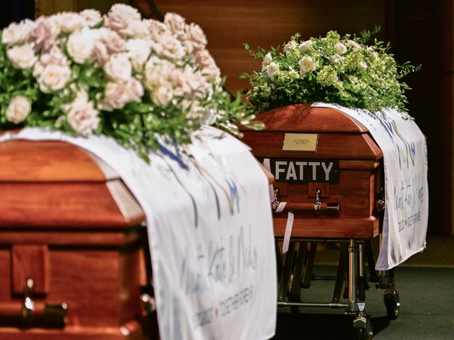 Photo from the funeral of  Matthew Field and Kate Leadbetter,  distributed by Police Media at their request. They also request that media use the attached photo of Matt and Kate going forwards - Photo Supplied QLD Police