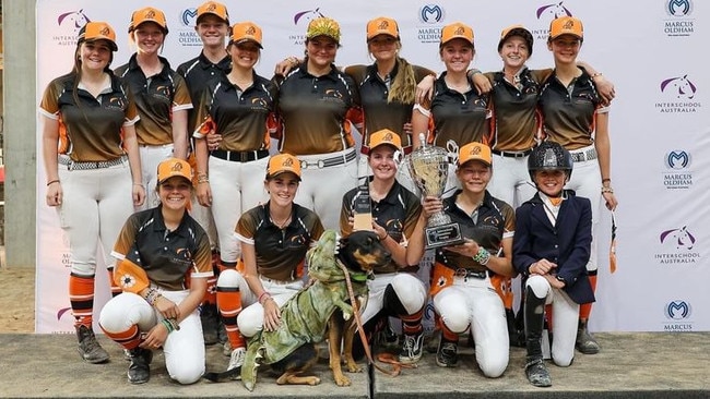 Team NT at the 2024 Marcus Oldham Australian Interschool Championships in Tamworth. Picture: ENT Facebook.