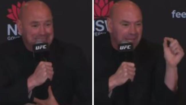 Dana White has taken aim at a Sydney newspaper editor.