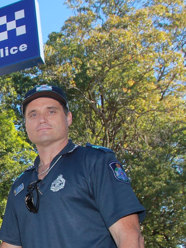 Palmwoods officer in charge Sergeant Kevin Crowley. Photo: Brett Wortman