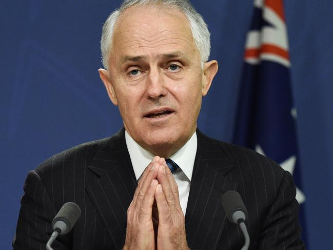 Prime Minister Malcolm Turnbull speaks at a press conference in Sydney, Wednesday, Aug. 10, 2016. The federal government says the Census website was not attacked or hacked and no data was lost. The Australian Bureau of Statistics shut down the website after a series of denial-of-service attacks on Tuesday night, with the strongest one coming just after 7.30pm (AEST). Turnbull has reassured Australians their data is safe after the census was shut down due to cyber attacks. (AAP Image/Mick Tsikas) NO ARCHIVING